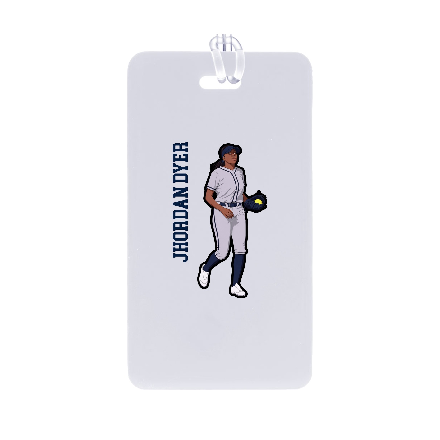 Bag Tag — Name Vertical in Classic