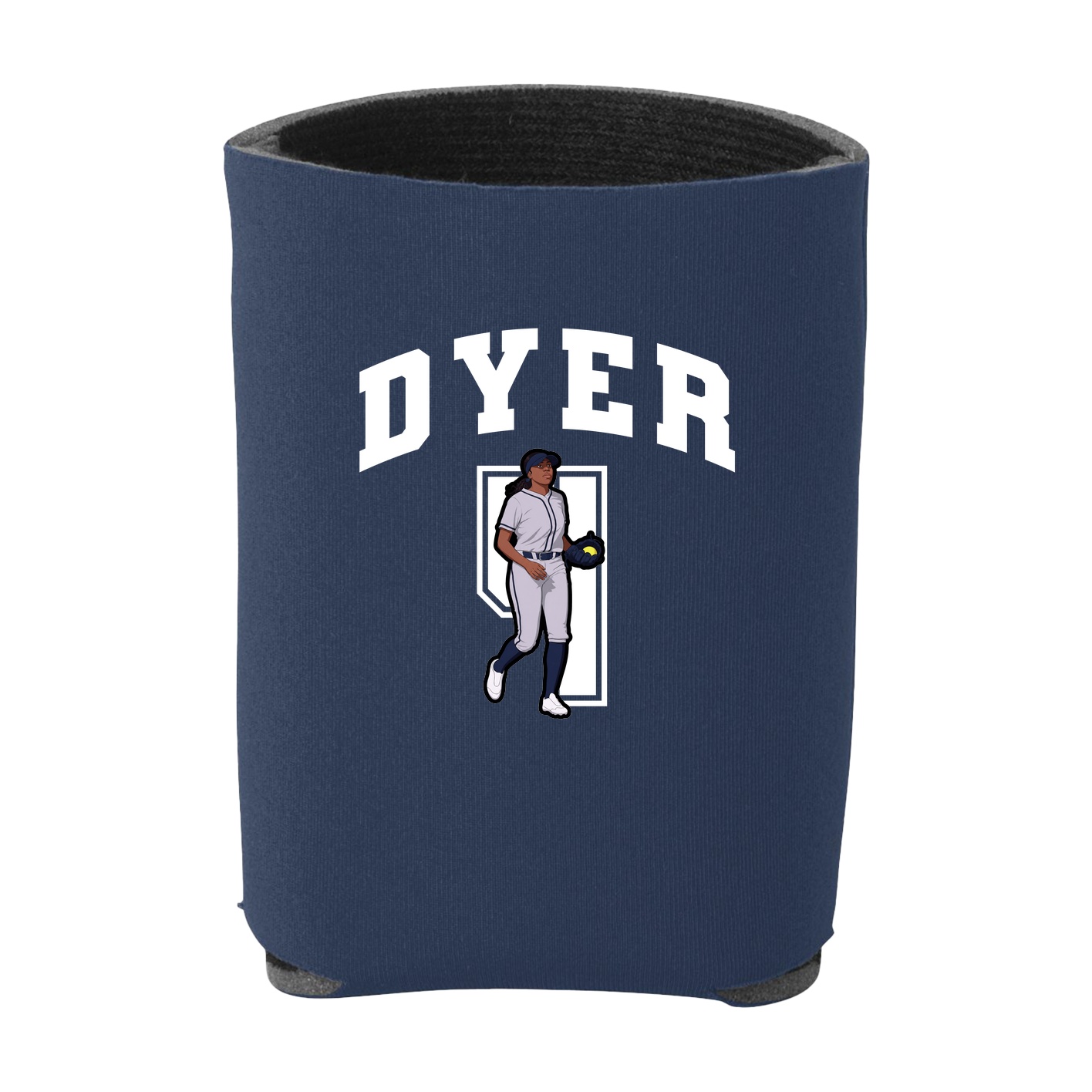 Can Holder — Number in Navy