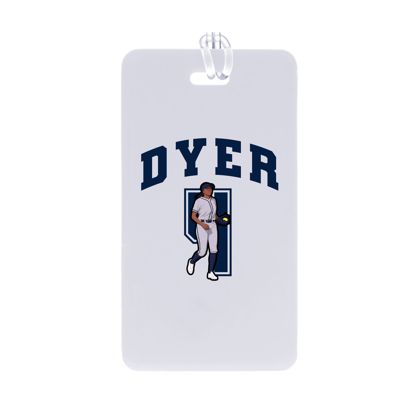 Bag Tag — Number in Classic