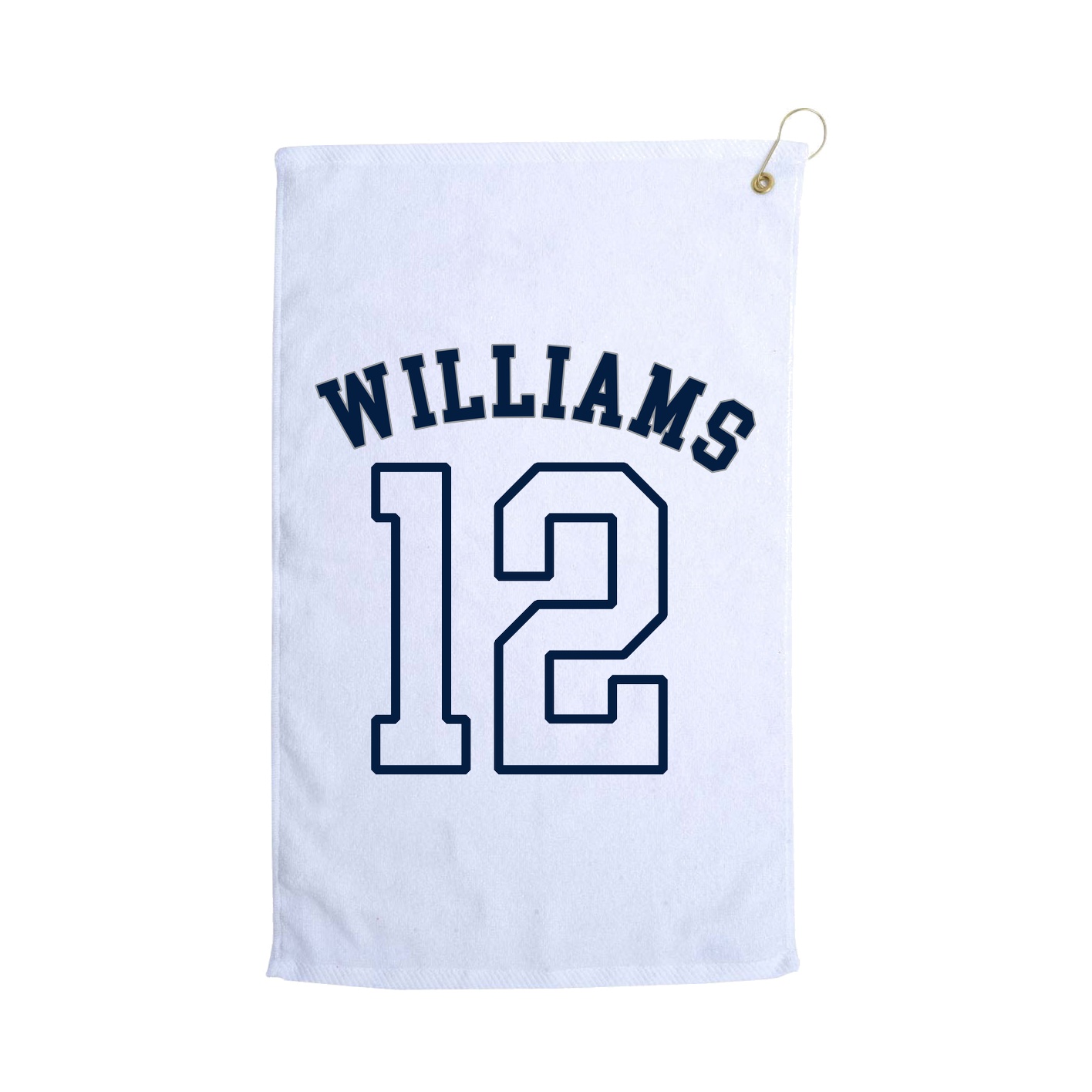 Golf Towel — Shirsey Arch in White