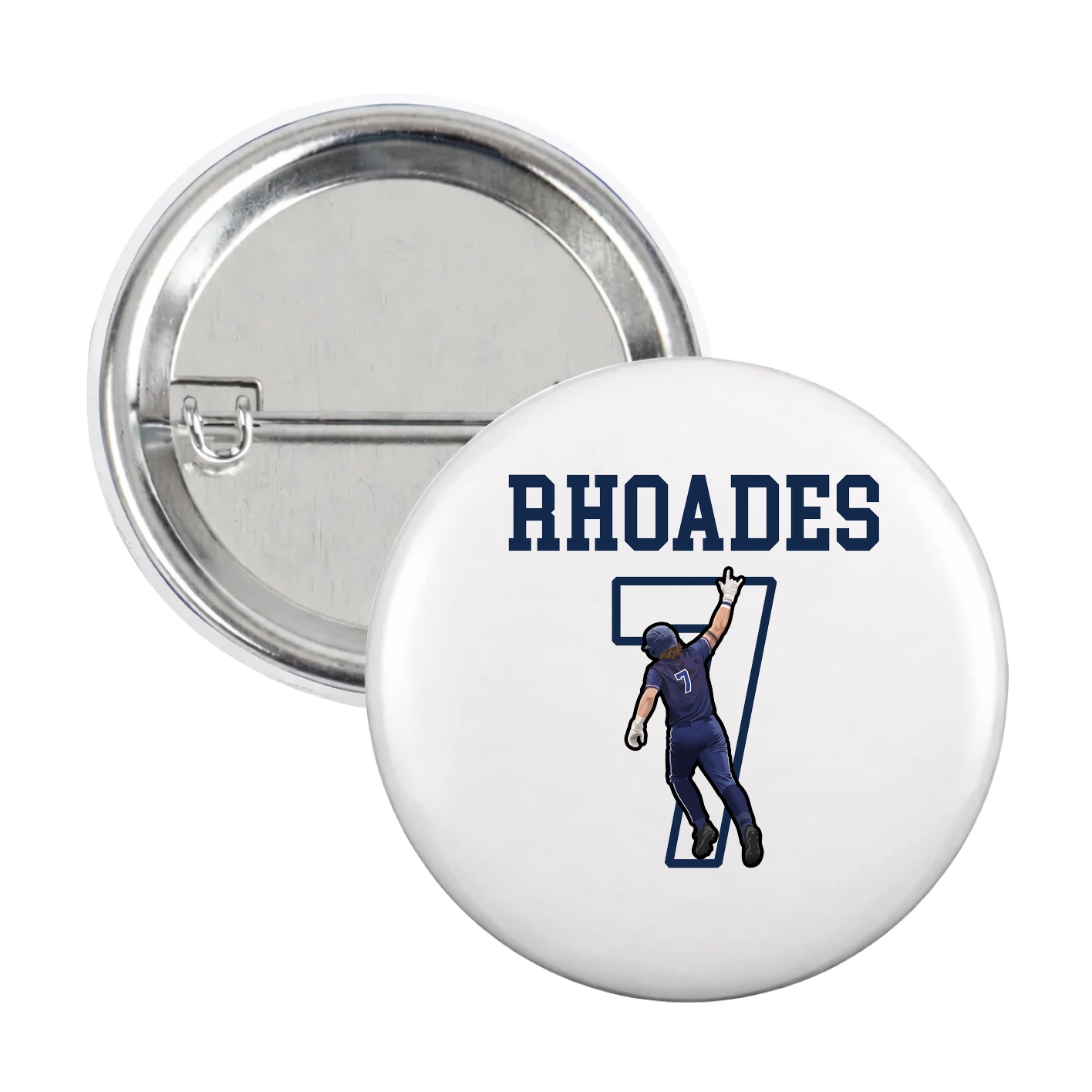 Game Day Button — Shirsey in White