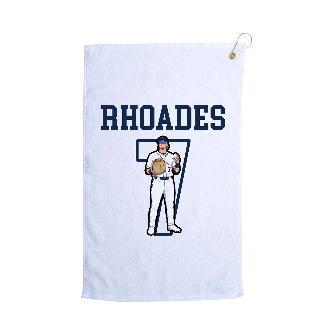 Golf Towel — Shirsey in White