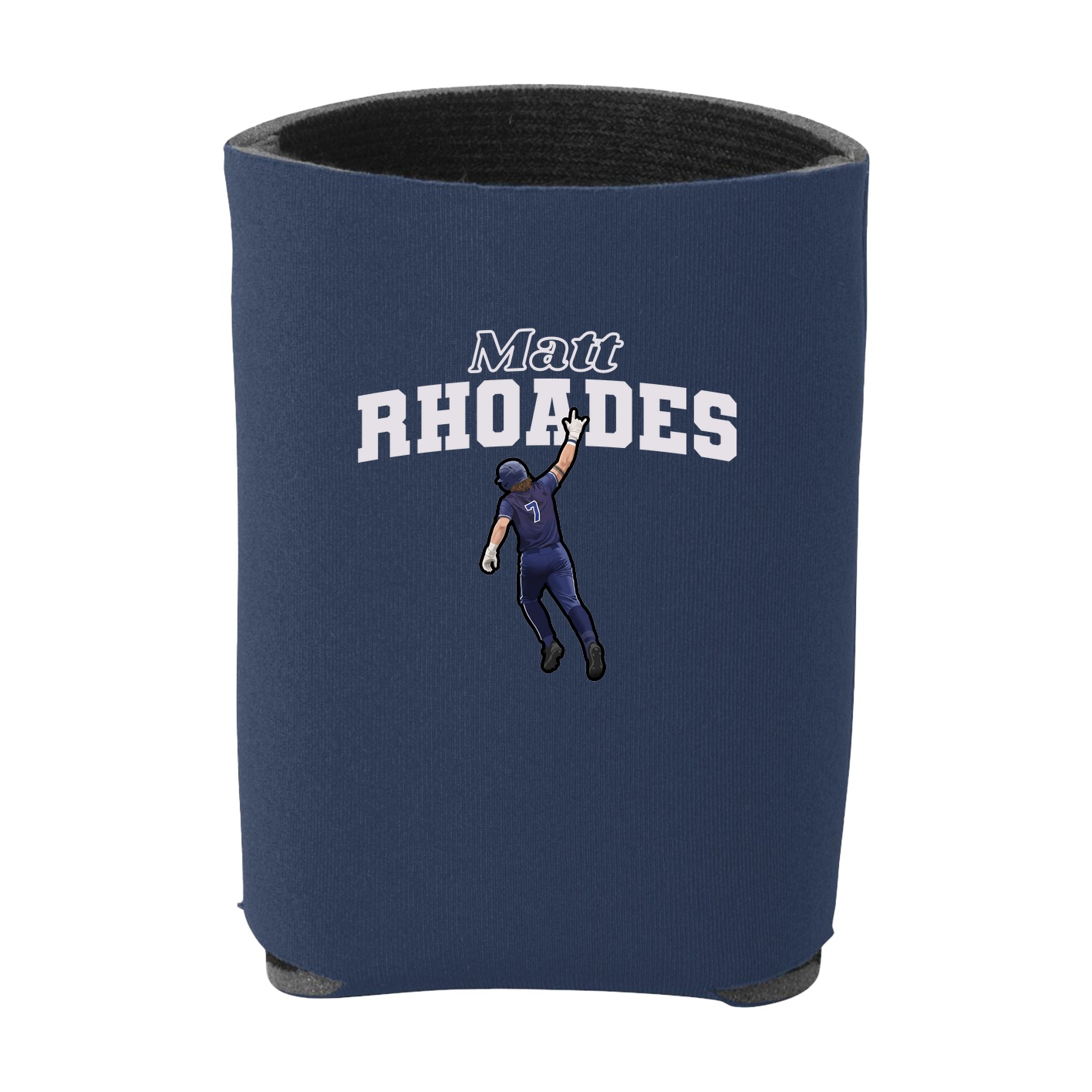 Can Holder — Name Arch in Navy