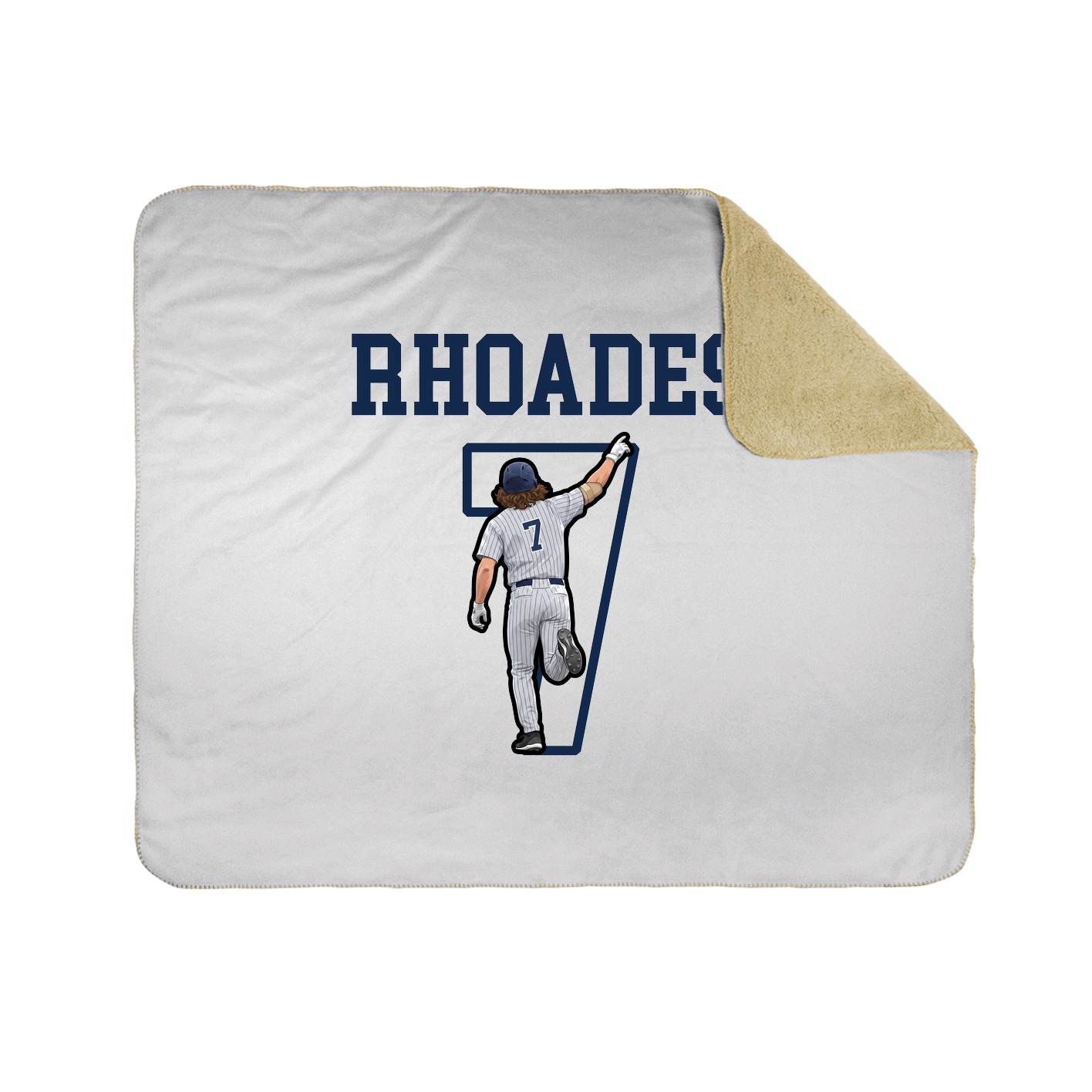 Throw Blanket — Shirsey in White
