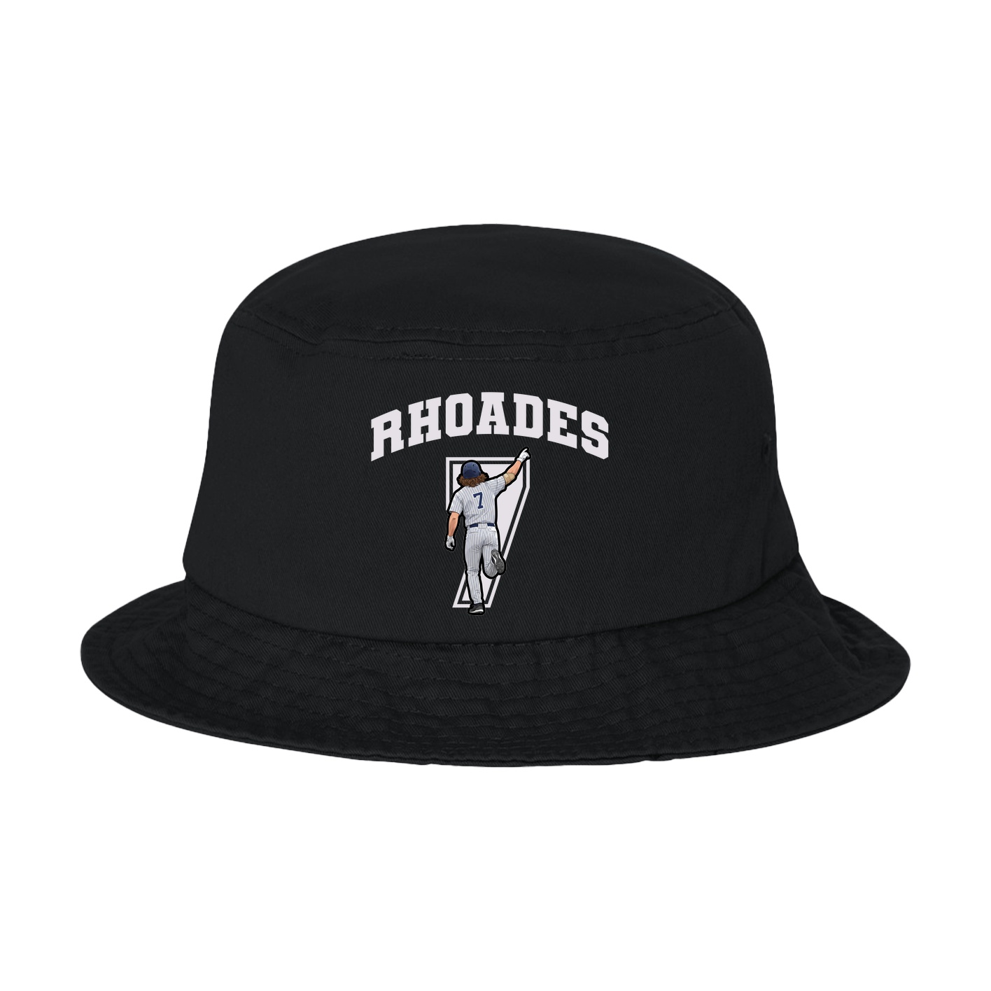 Bucket Cap — Number in Black