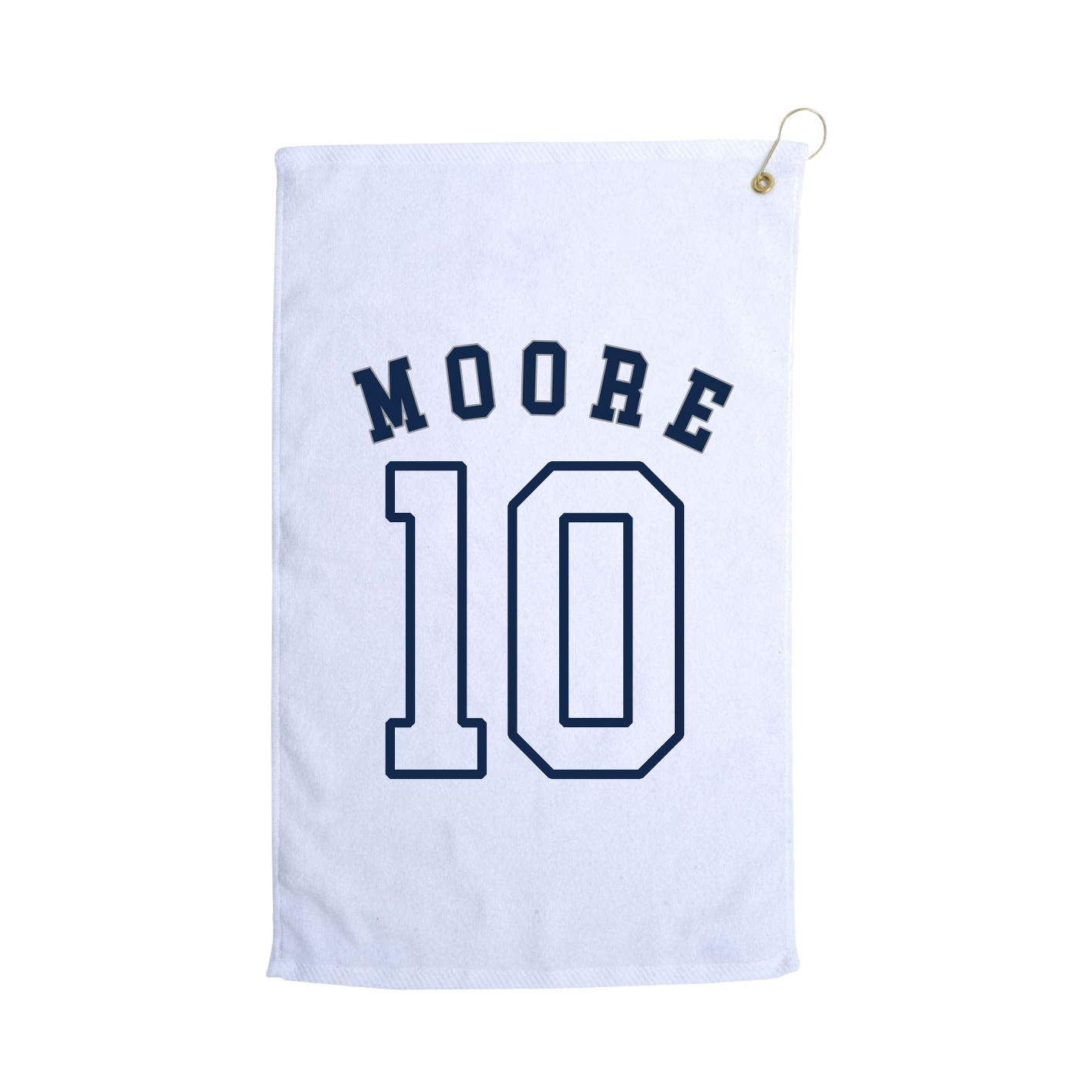 Golf Towel — Shirsey Arch in White