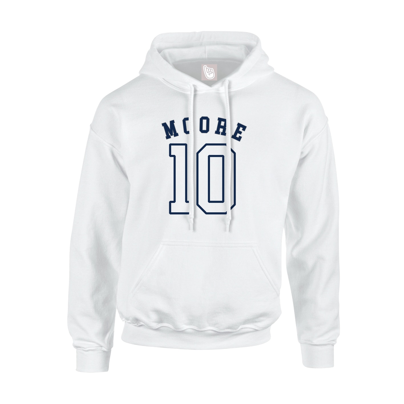 Hoodie — Shirsey Arch in White