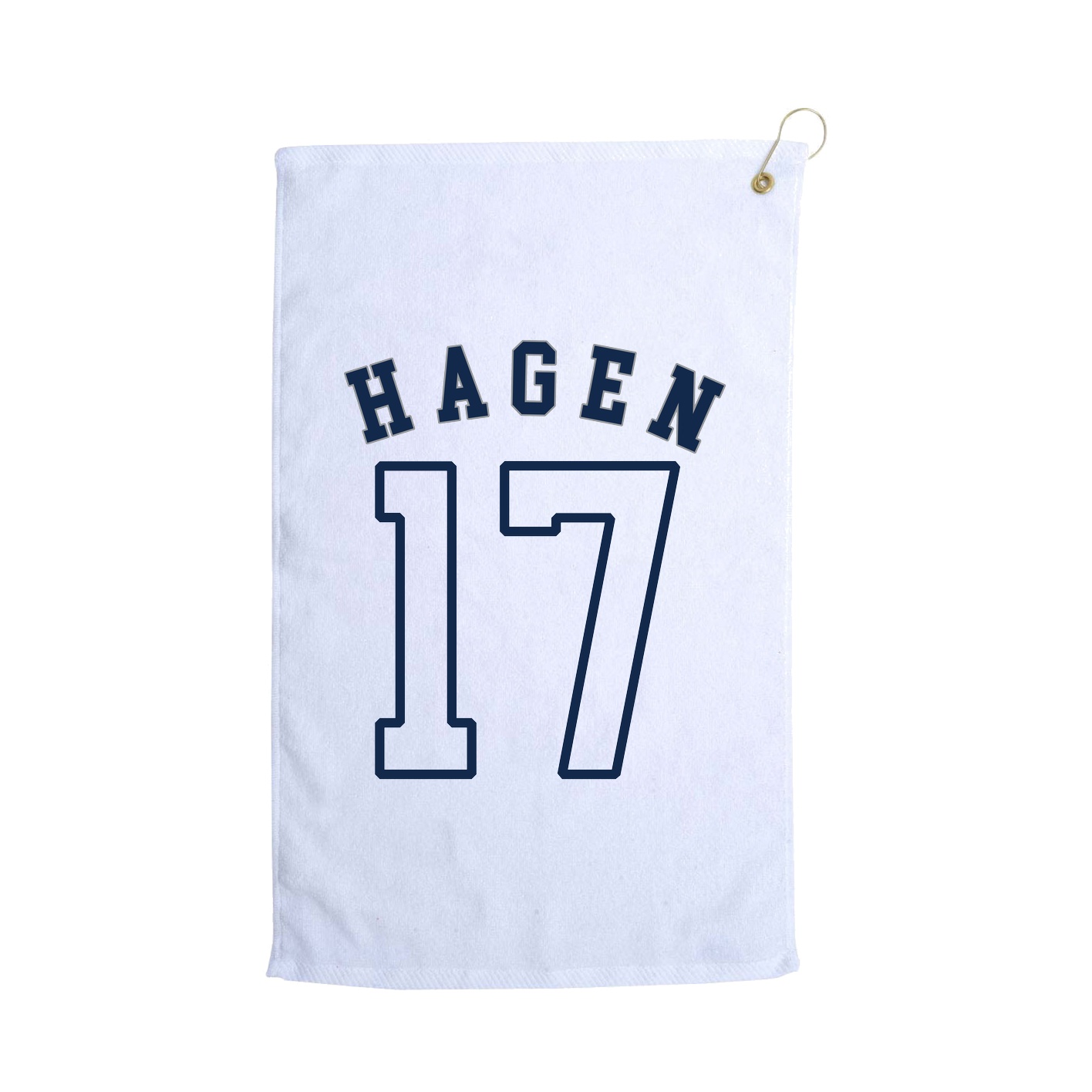 Golf Towel — Shirsey Arch in White