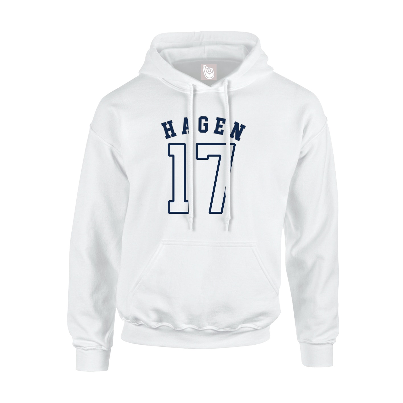 Hoodie — Shirsey Arch in White