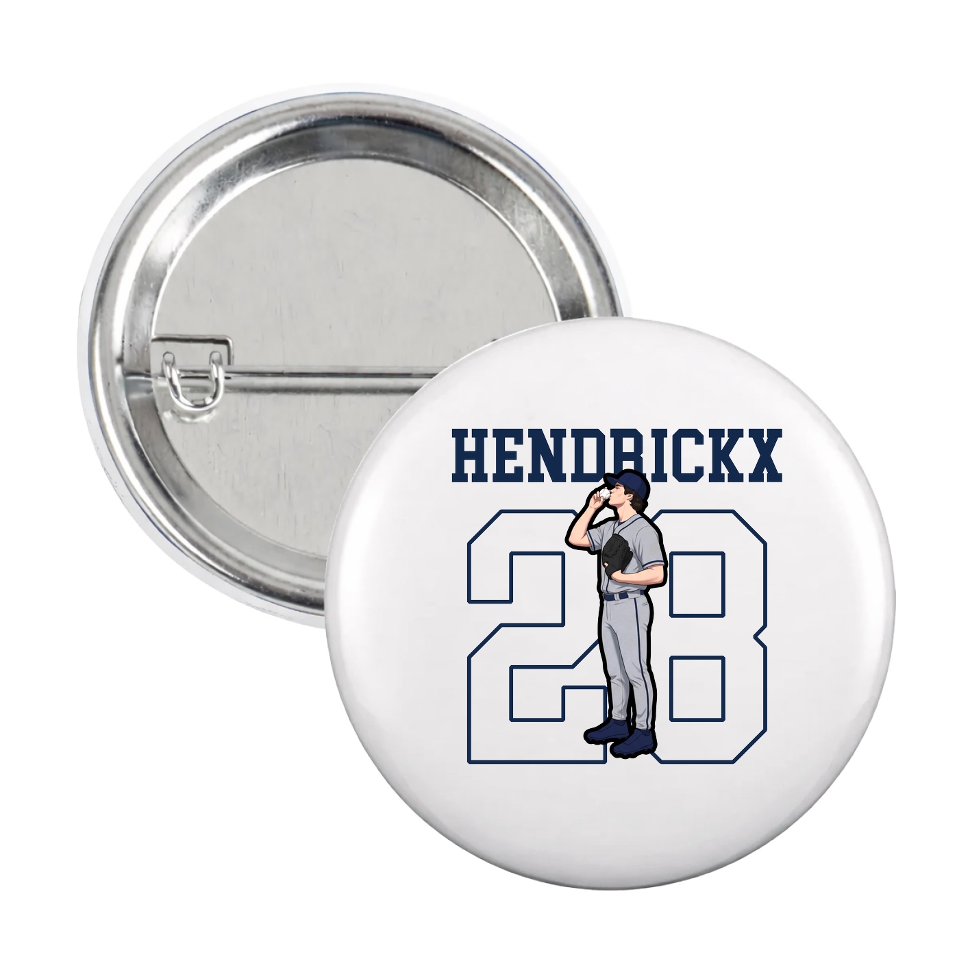 Game Day Button — Shirsey in White