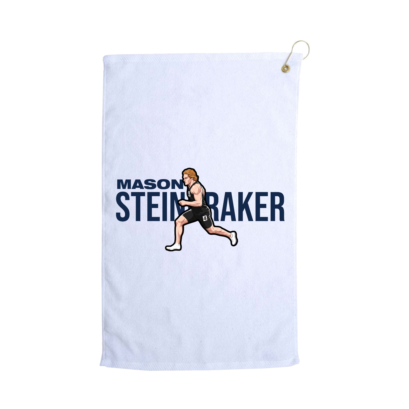Golf Towel — Player Name in White