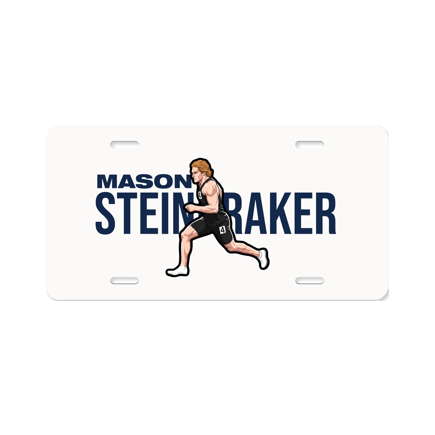 License Plate — Player Name in Classic