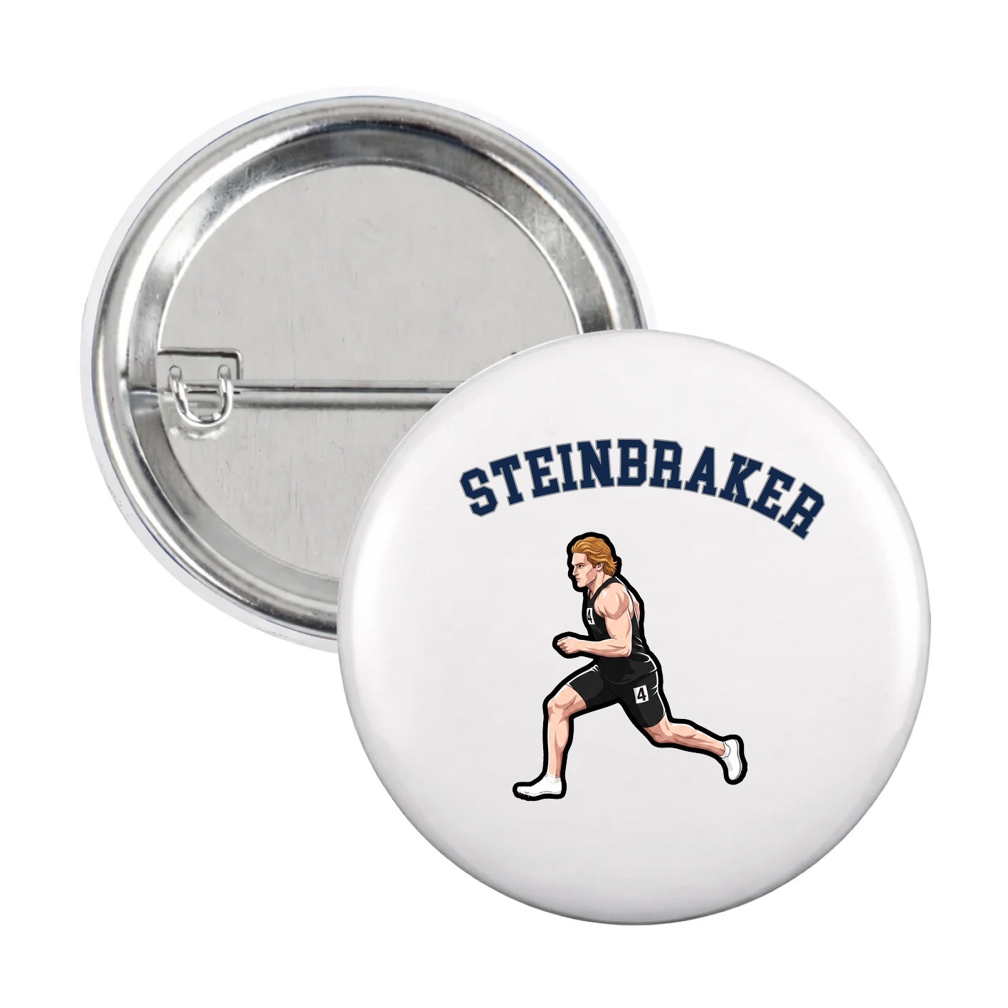 Game Day Button — Shirsey Arch in White