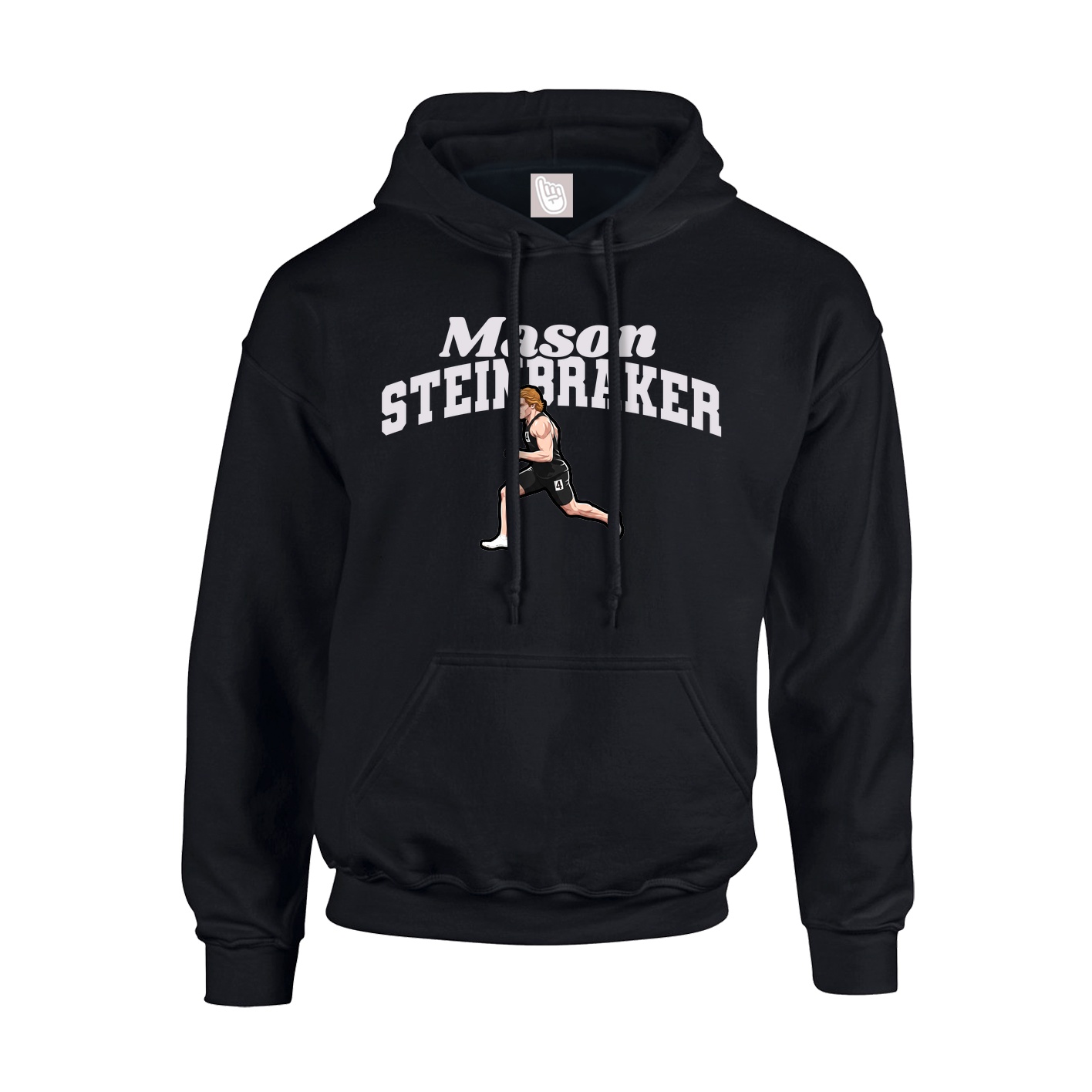 Hoodie — Signature Arch in Black