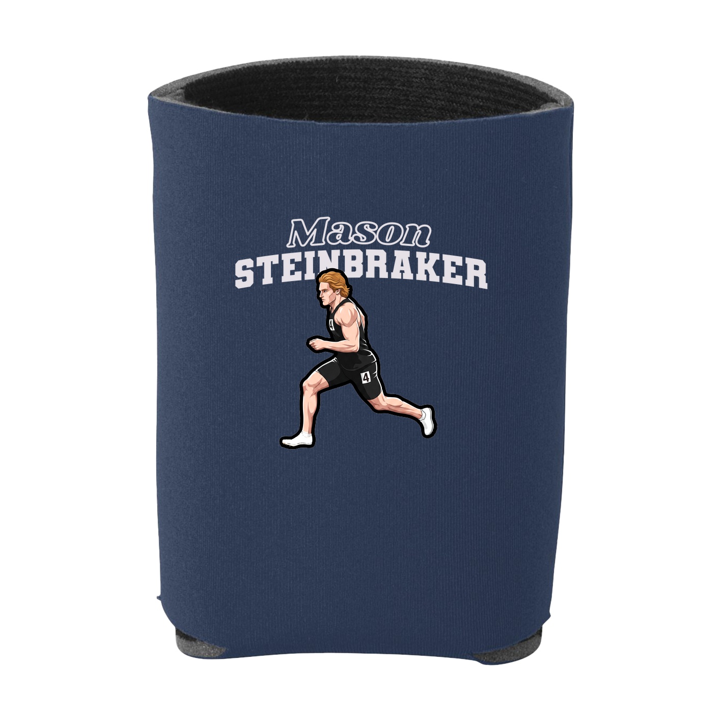 Can Holder — Name Arch in Navy