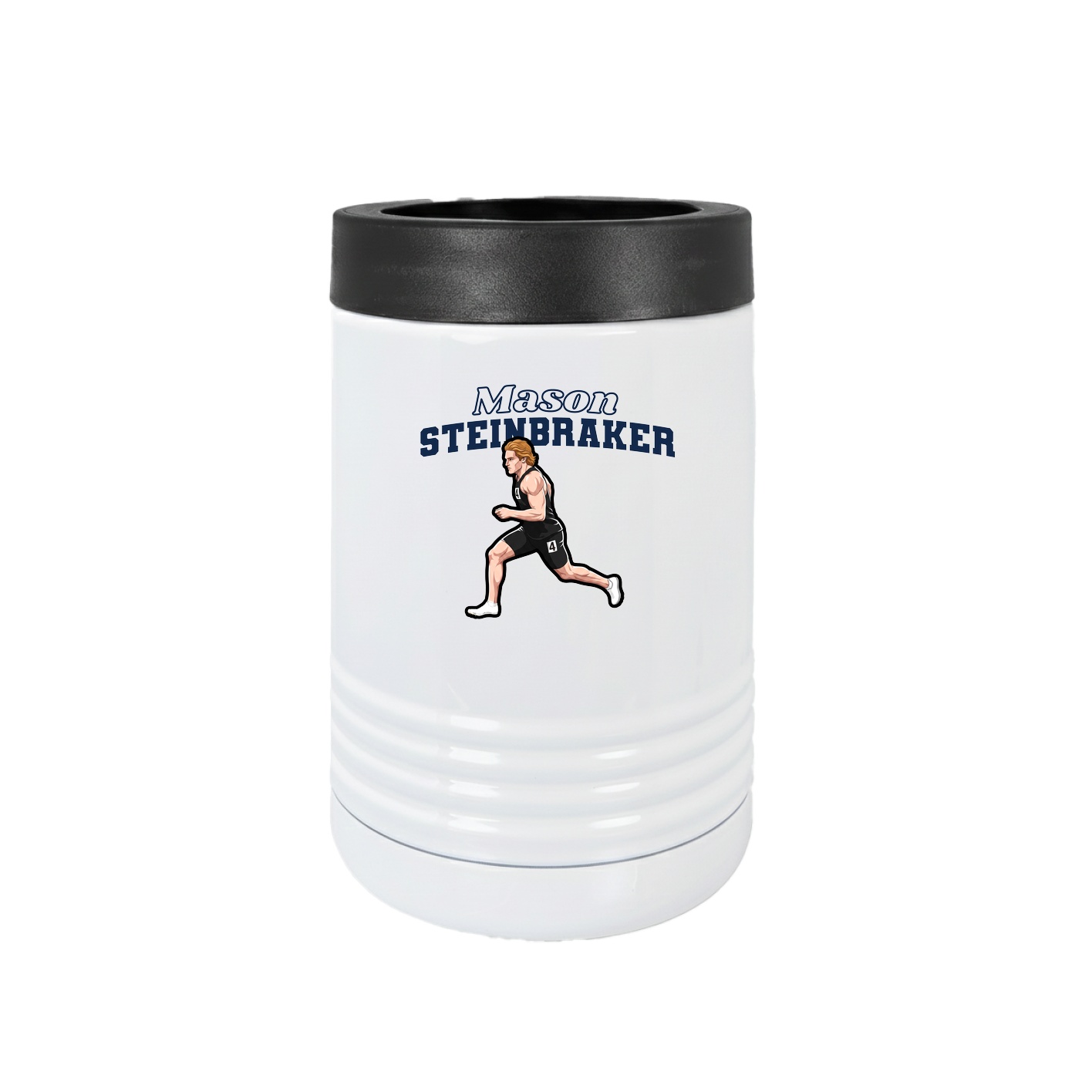 Beverage Holder — Name Arch in White