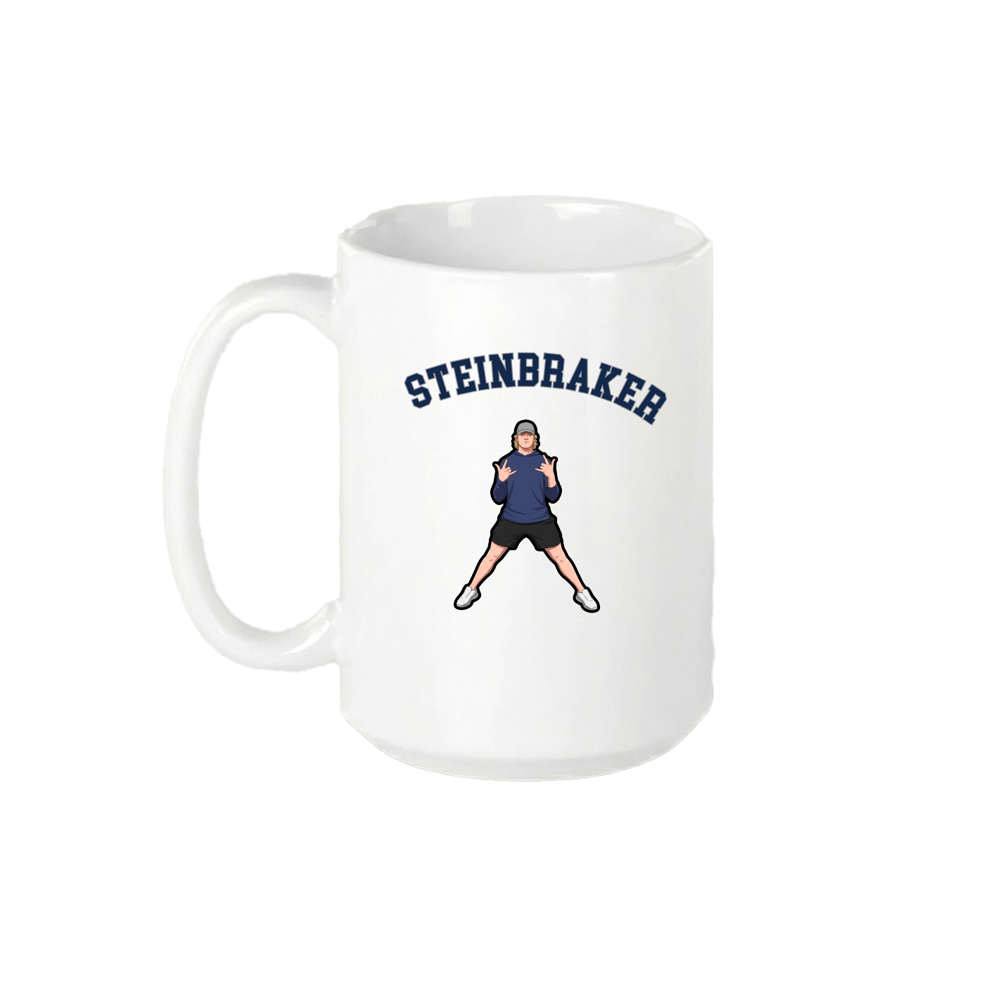 15oz Coffee Mug — Shirsey Arch in White