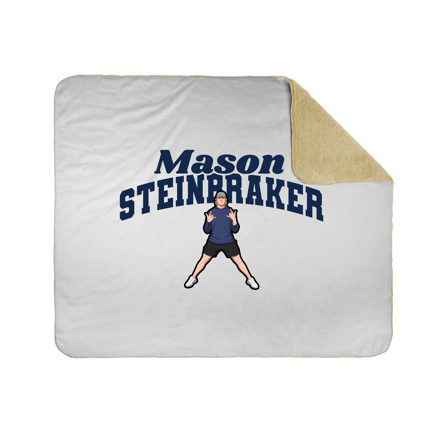 Throw Blanket — Signature Arch in White