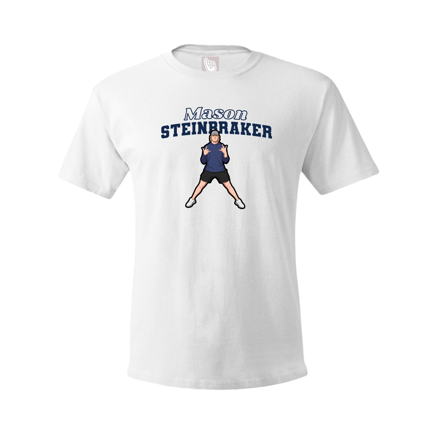Tee — Name Arch in White