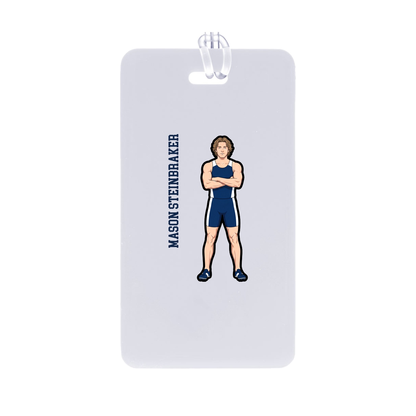 Bag Tag — Name Vertical in Classic