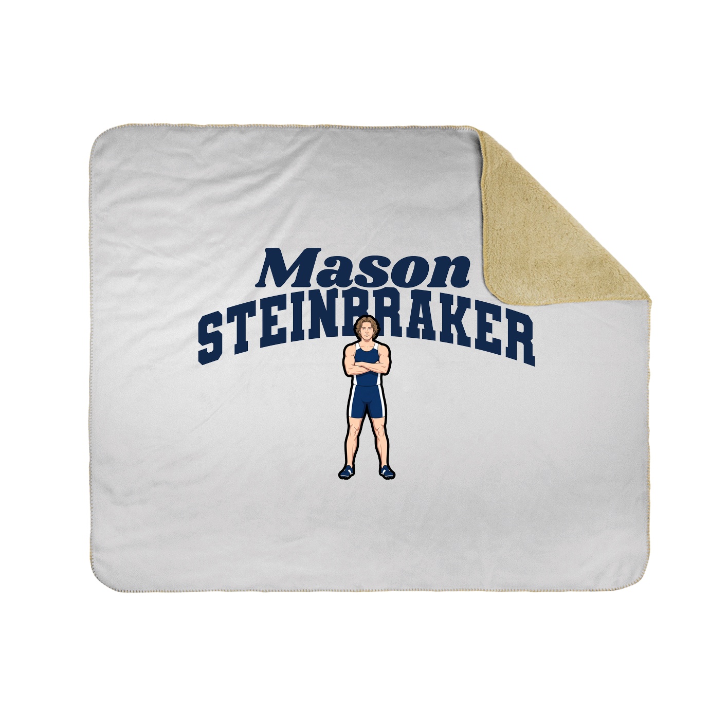 Throw Blanket — Signature Arch in White