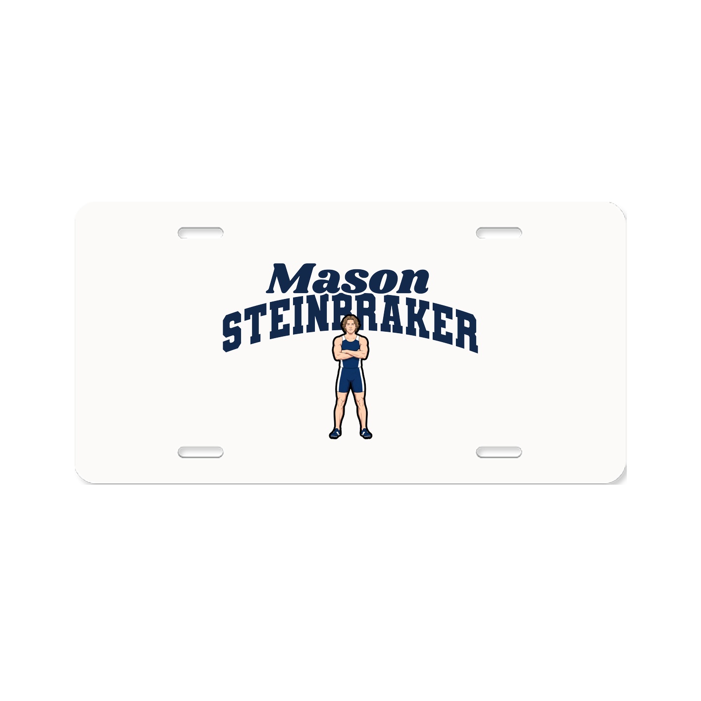 License Plate — Signature Arch in Classic