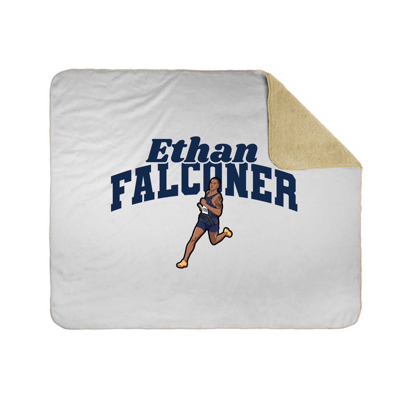 Throw Blanket — Signature Arch in White