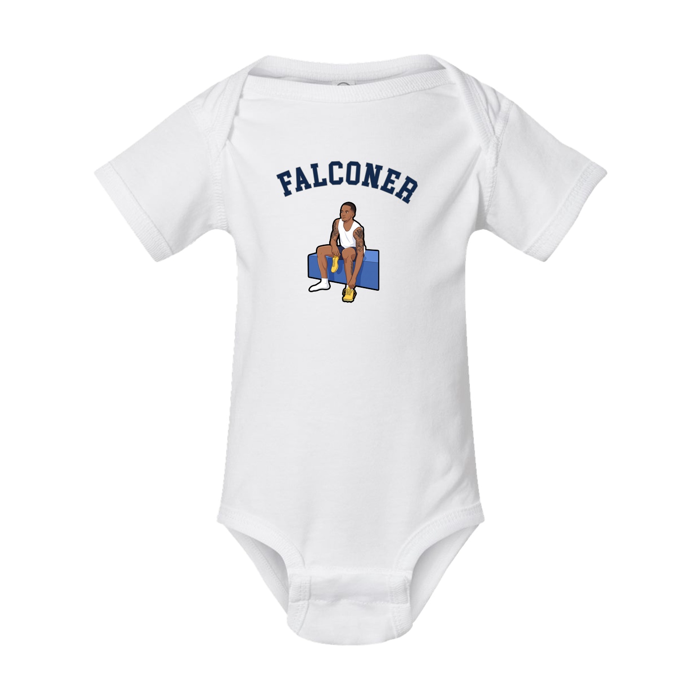 Baby Onesie — Shirsey Arch in White