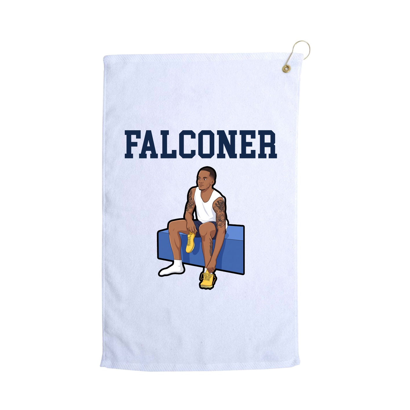 Golf Towel — Shirsey in White