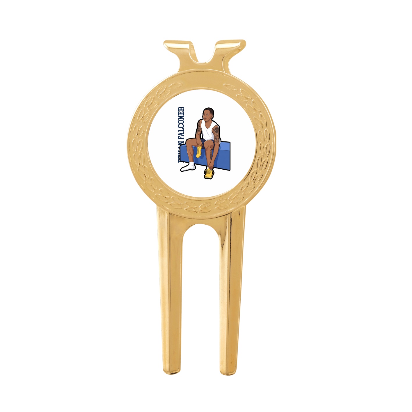 Divot Tool with Ball Marker — Name Vertical in Classic