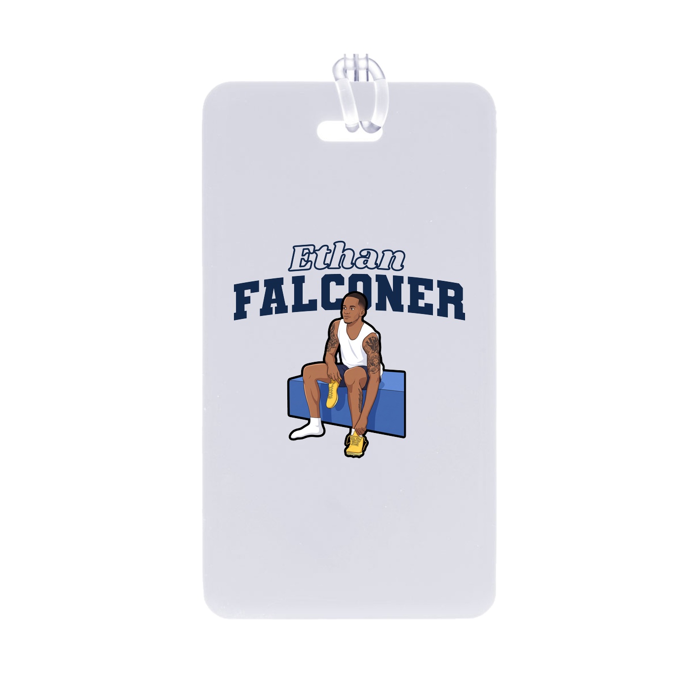 Bag Tag — Name Arch in Classic
