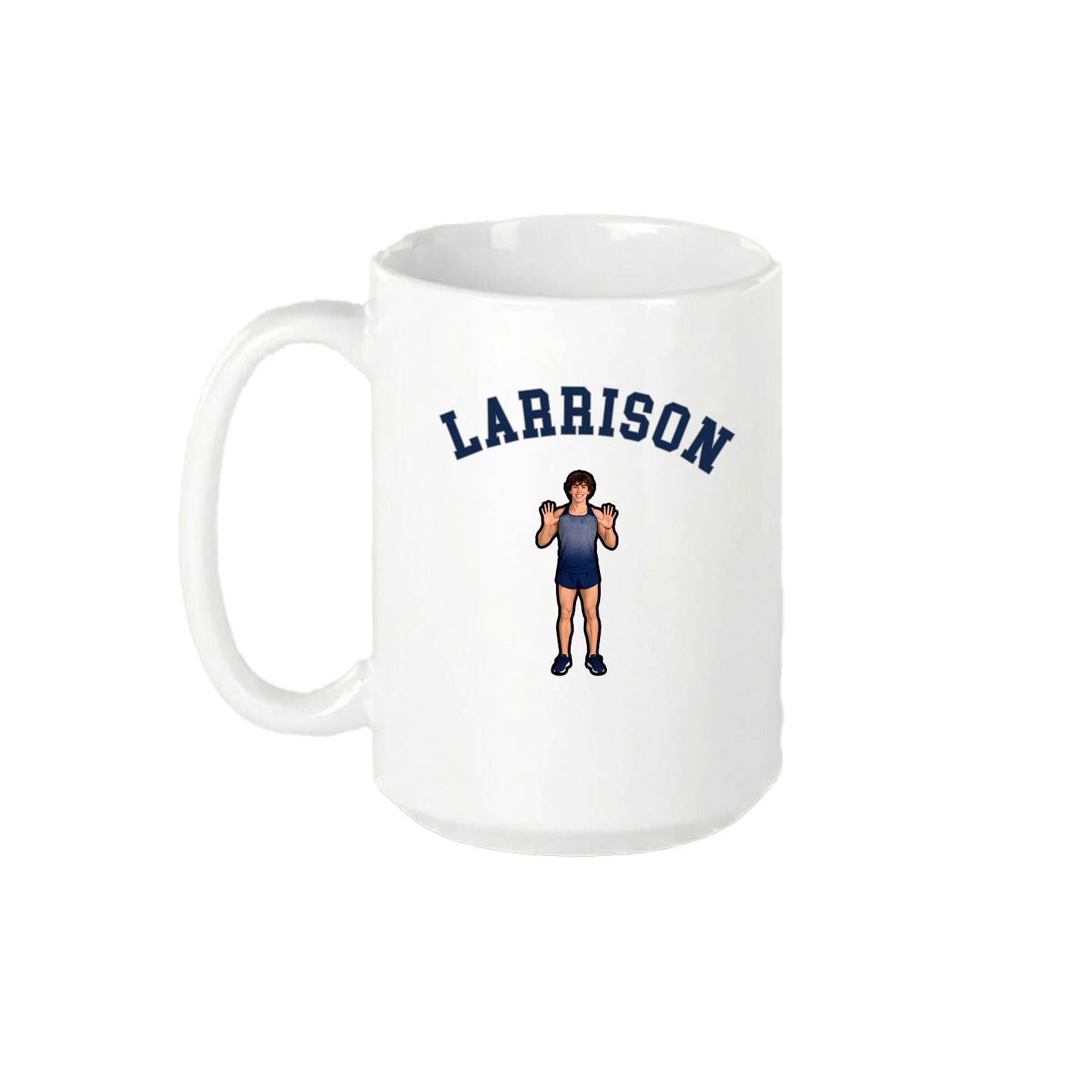 15oz Coffee Mug — Shirsey Arch in White