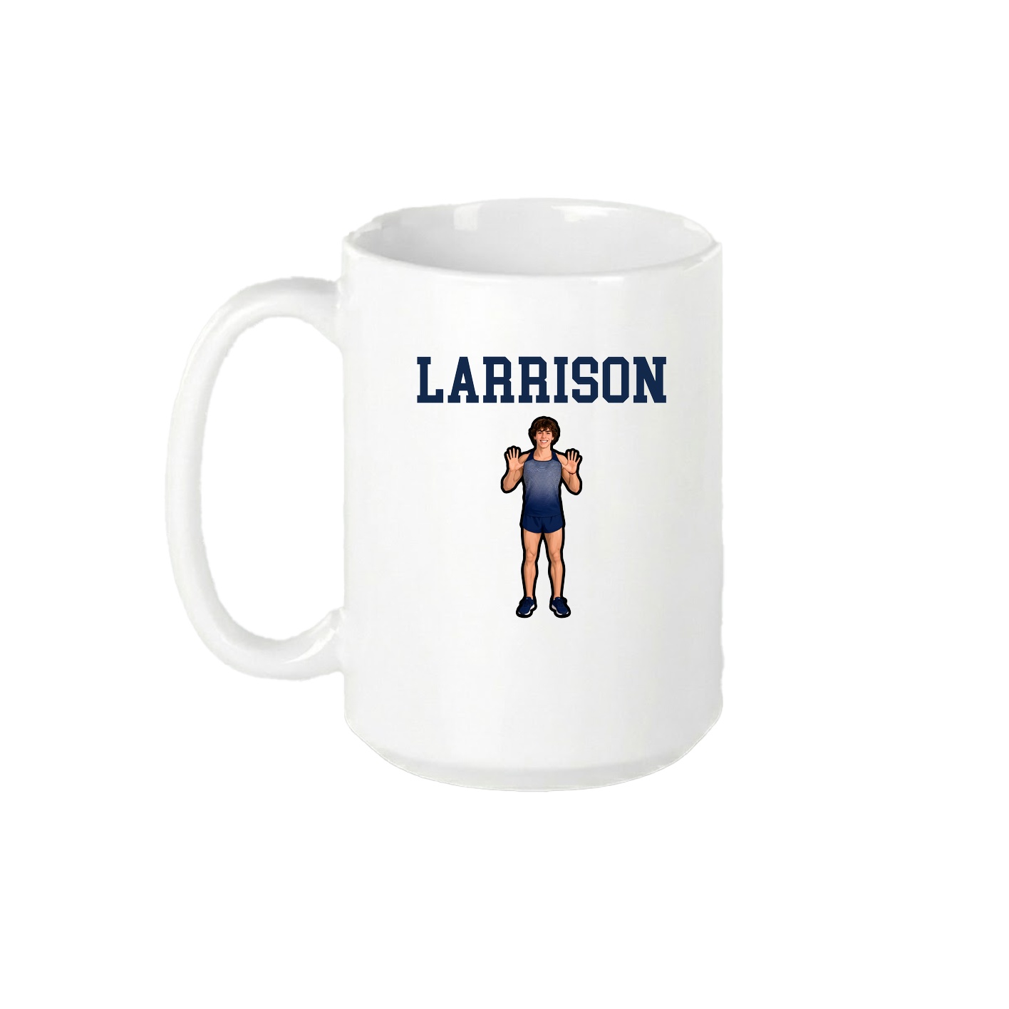 15oz Coffee Mug — Shirsey in White
