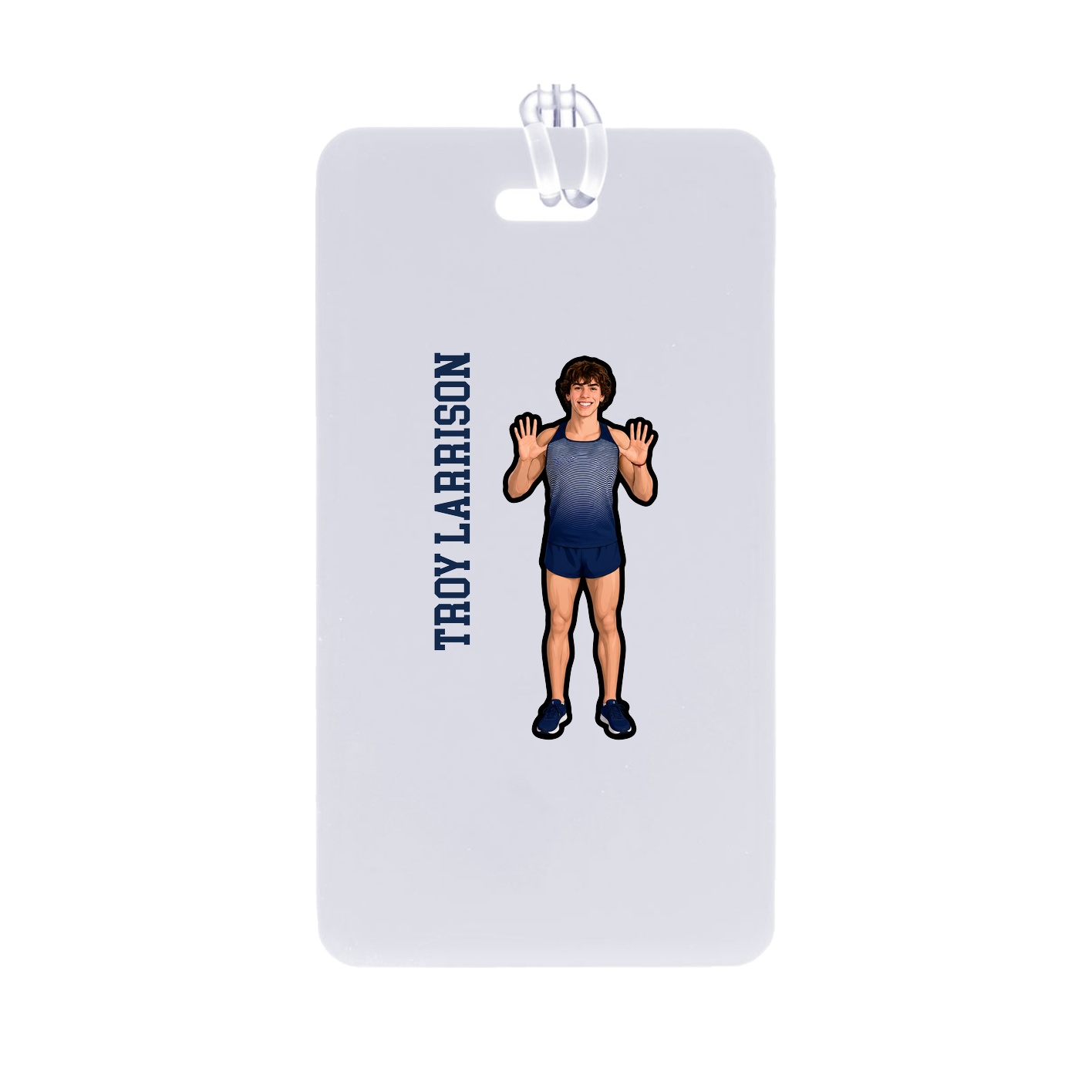 Bag Tag — Name Vertical in Classic