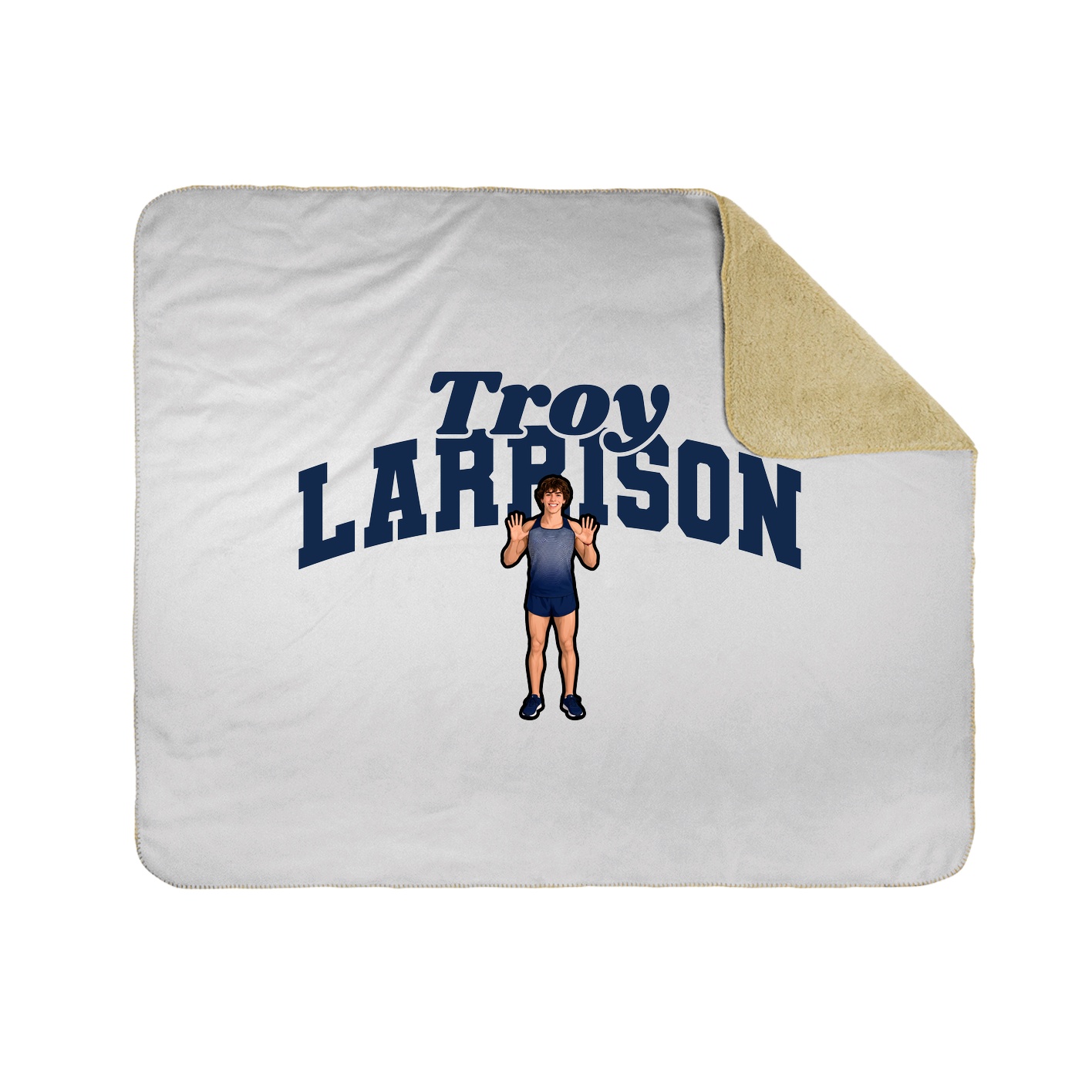 Throw Blanket — Signature Arch in White