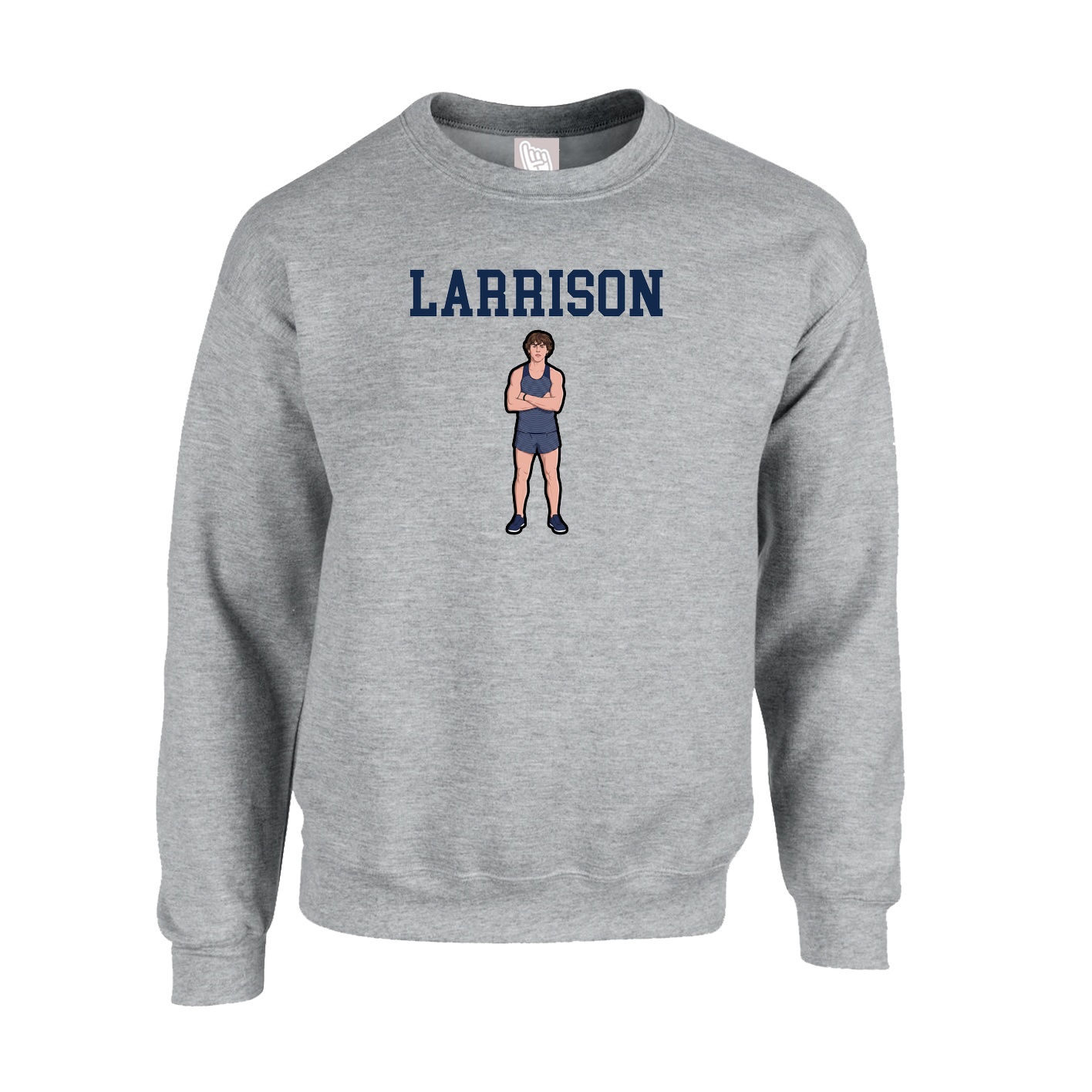 Fleece Crew — Shirsey in Grey