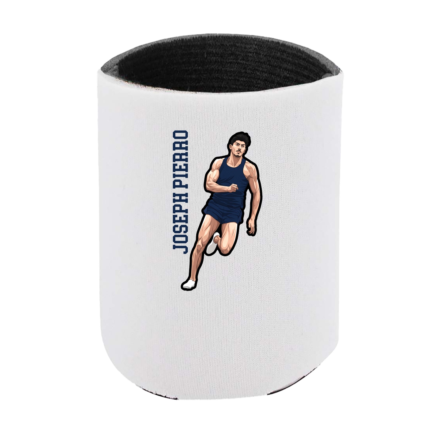 Can Holder — Name Vertical in White