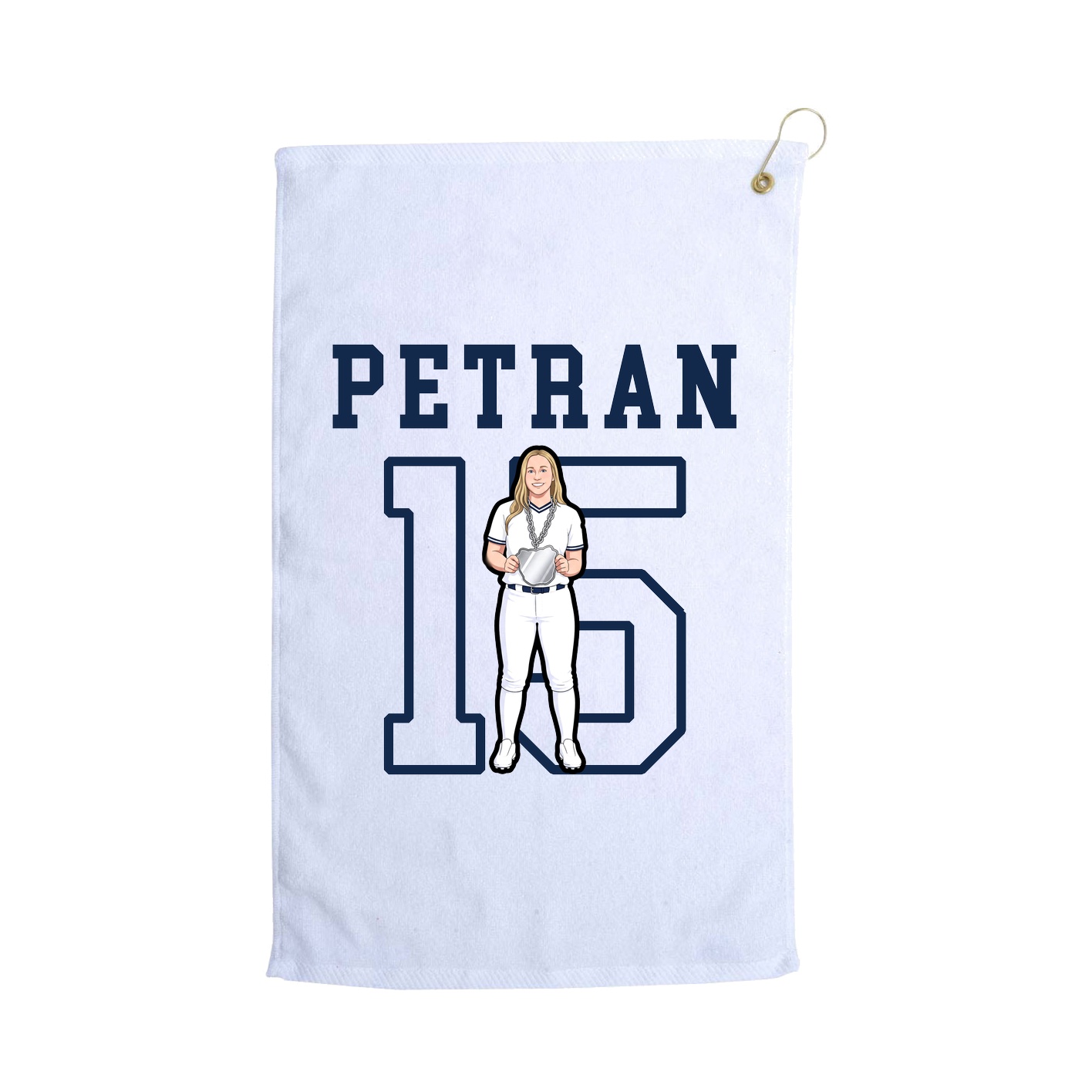Golf Towel — Shirsey in White