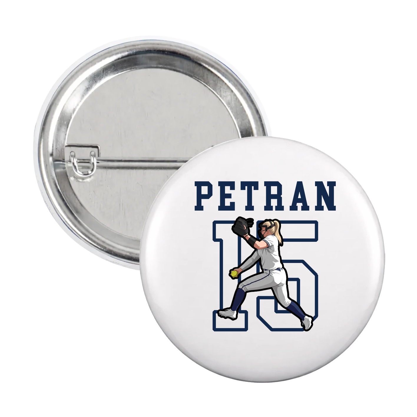 Game Day Button — Shirsey in White