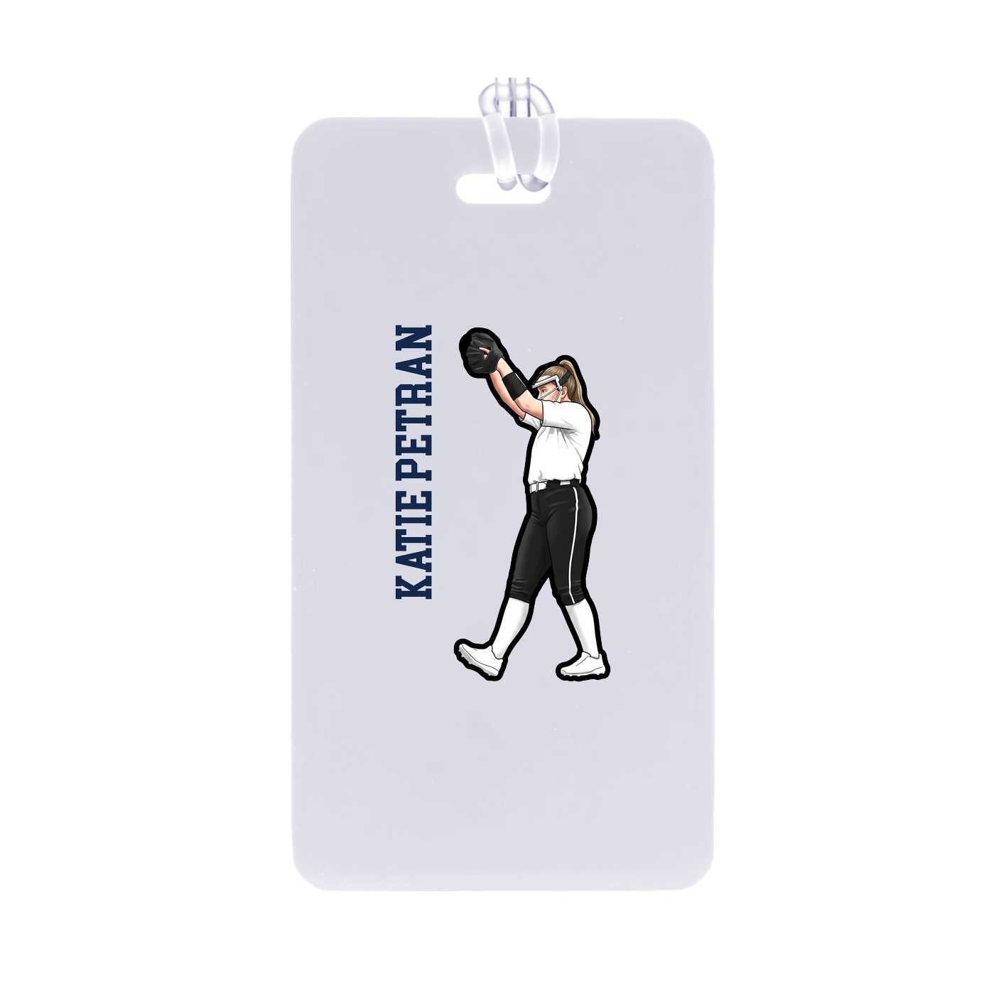 Bag Tag — Name Vertical in Classic