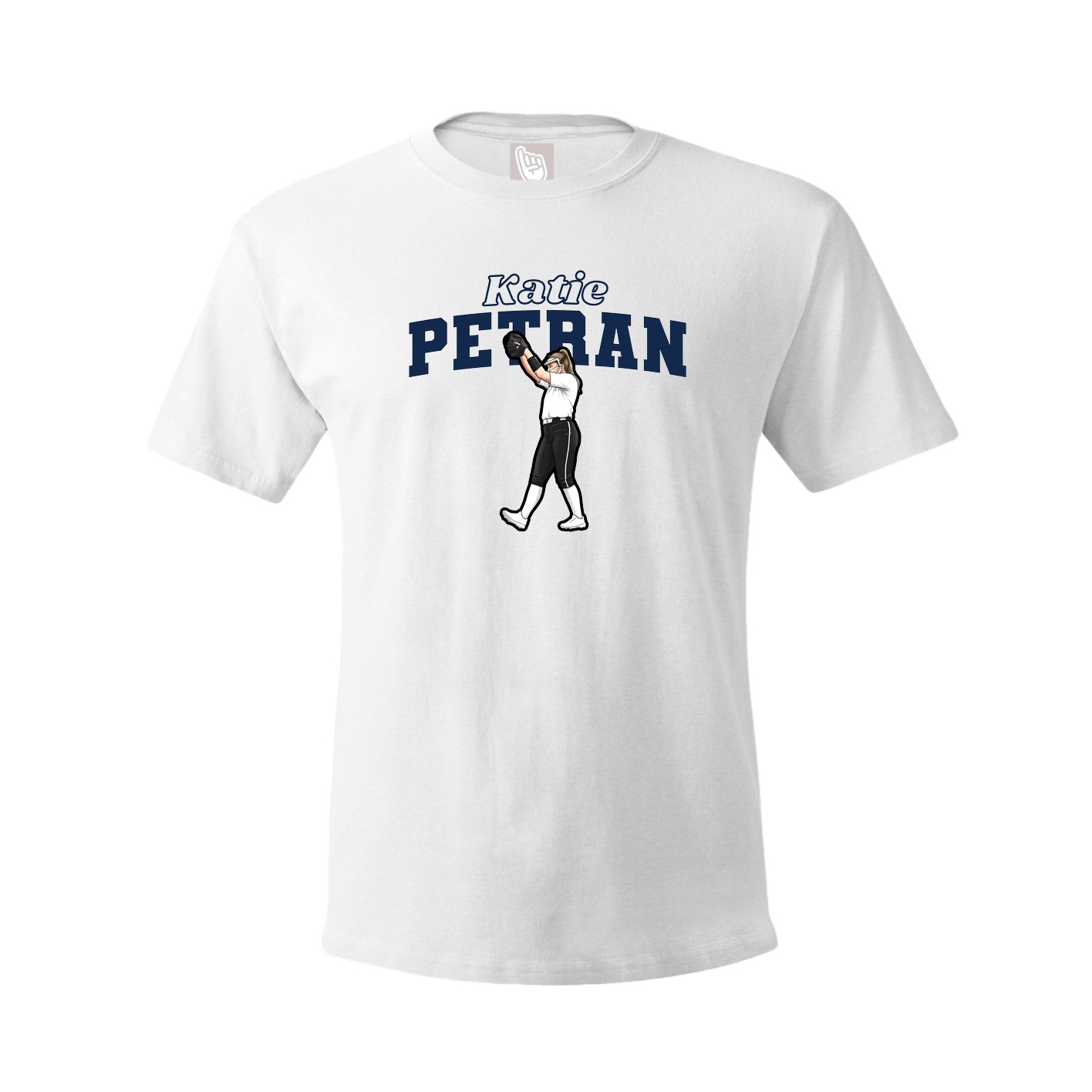 Tee — Name Arch in White