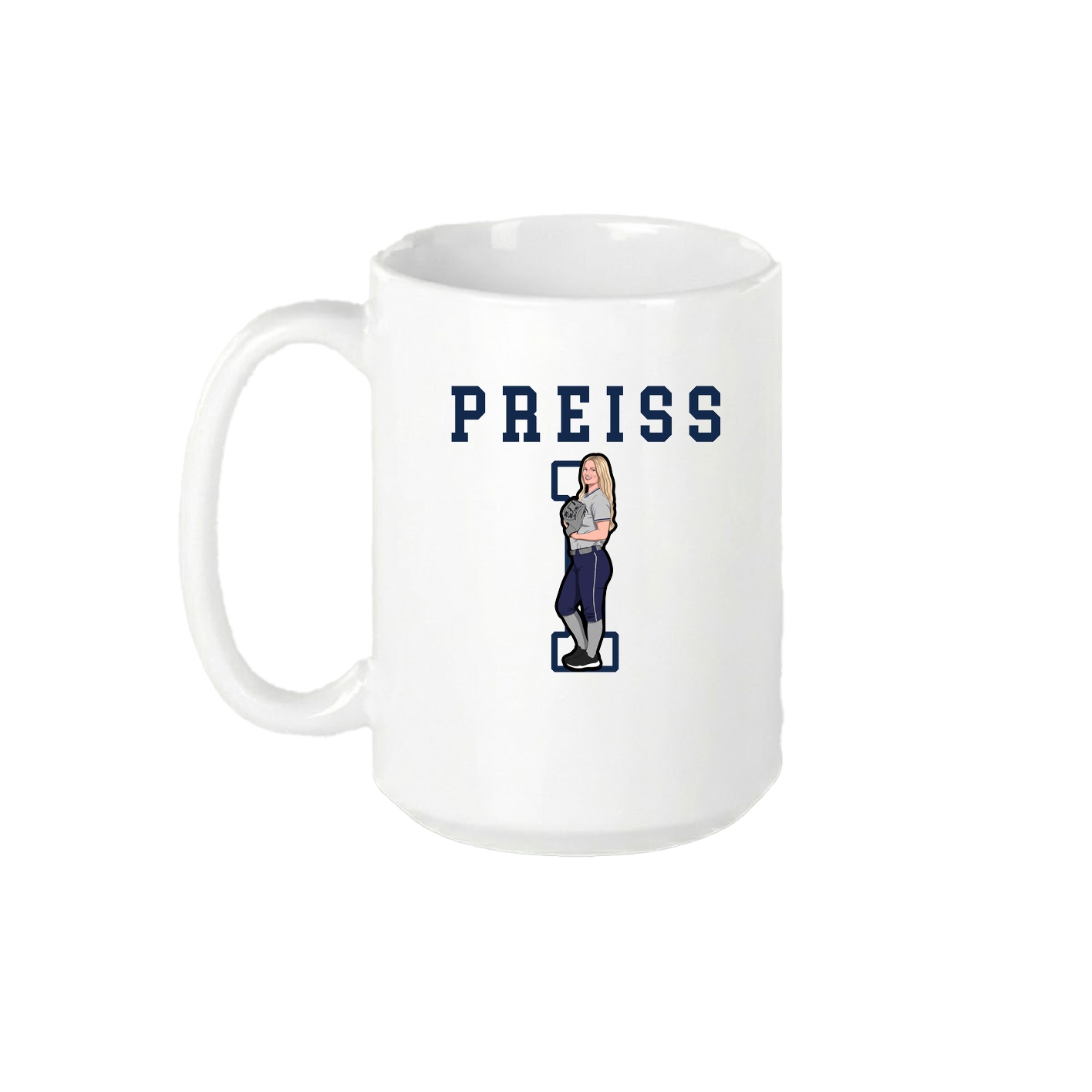 15oz Coffee Mug — Shirsey in White