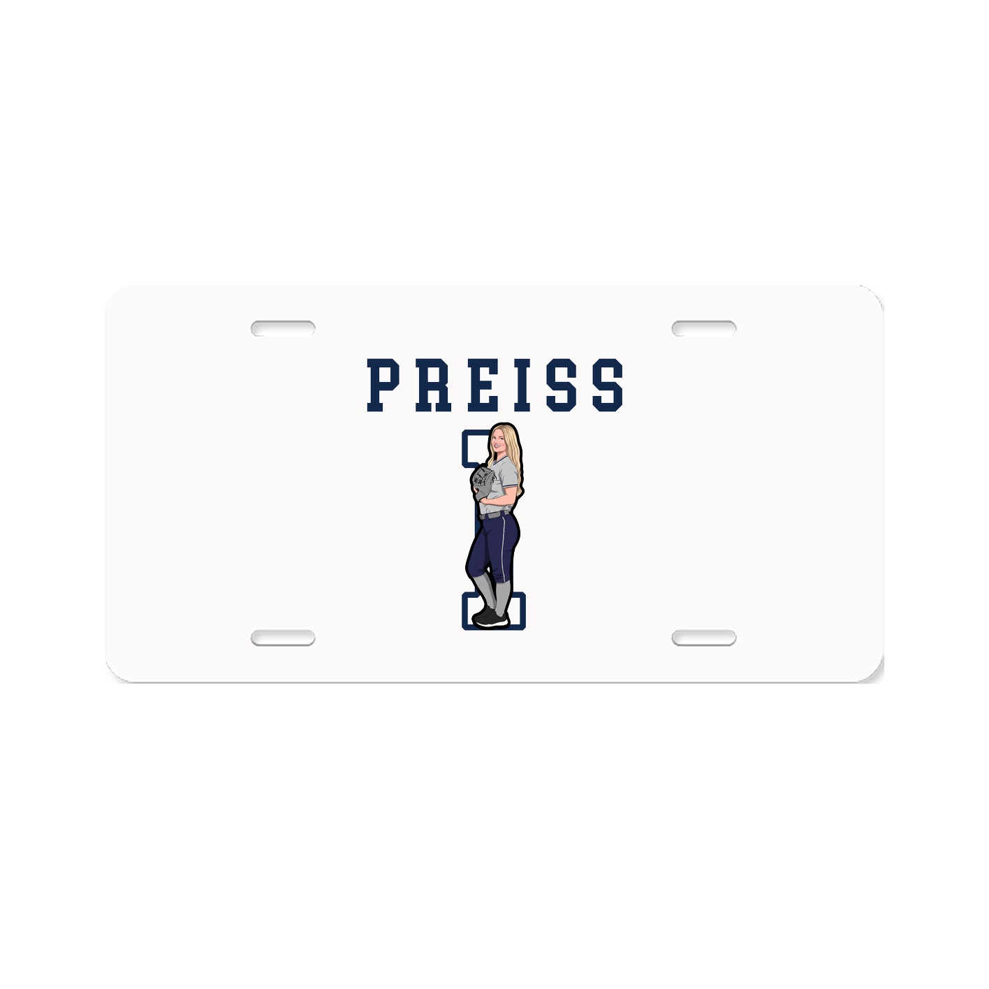License Plate — Shirsey in Classic