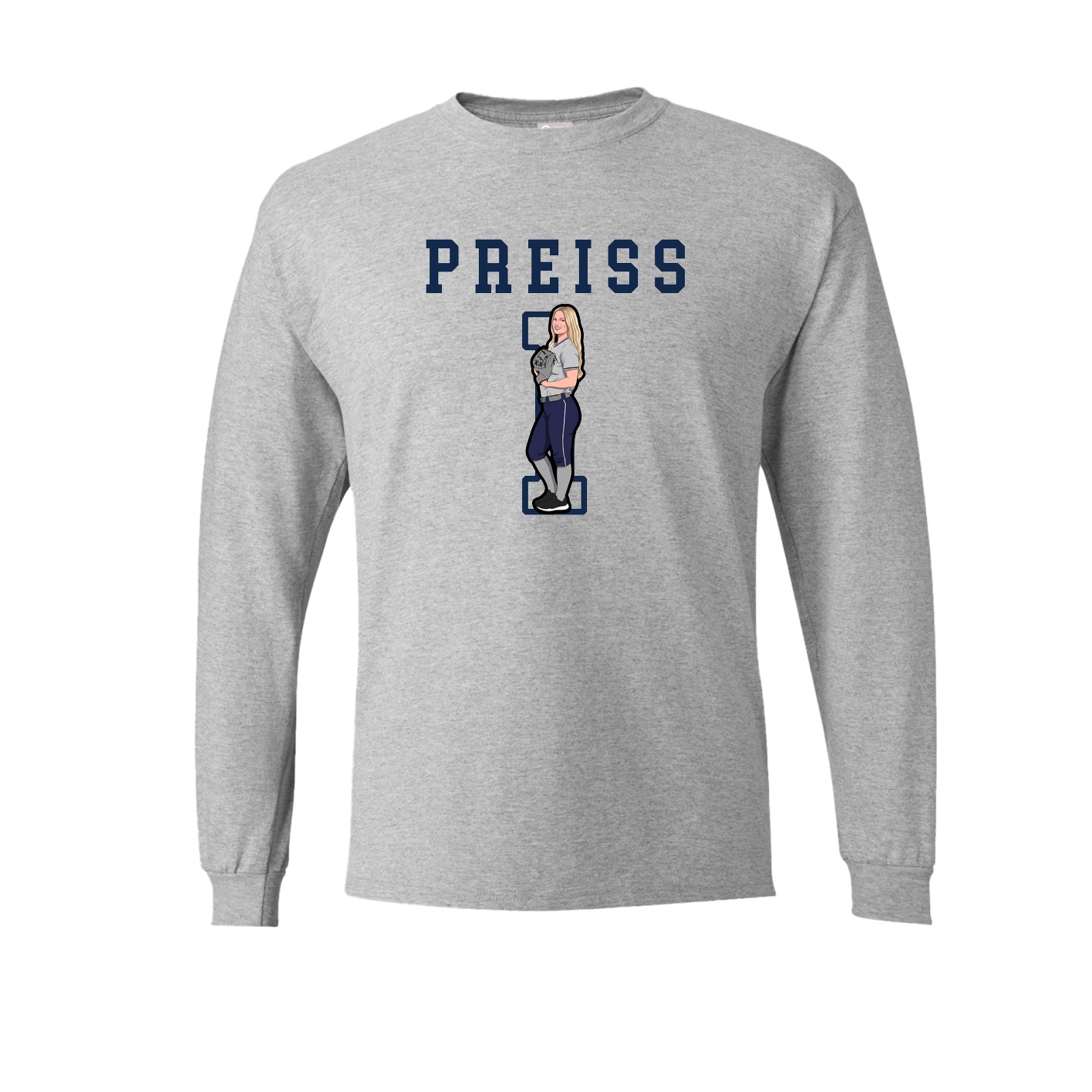 Long Sleeve Tee — Shirsey in Grey