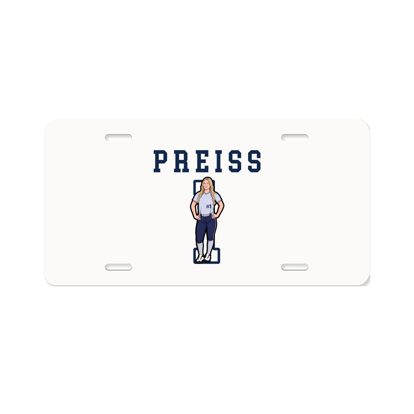 License Plate — Shirsey in Classic