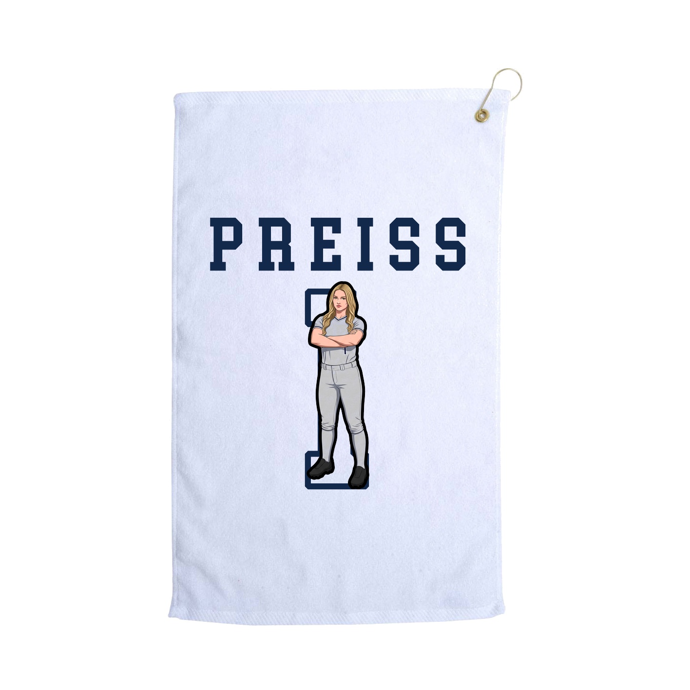 Golf Towel — Shirsey in White