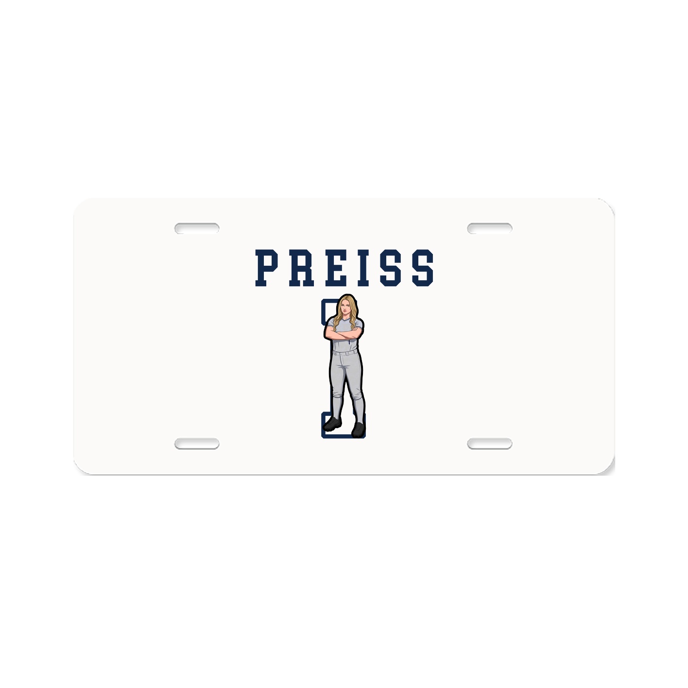 License Plate — Shirsey in Classic