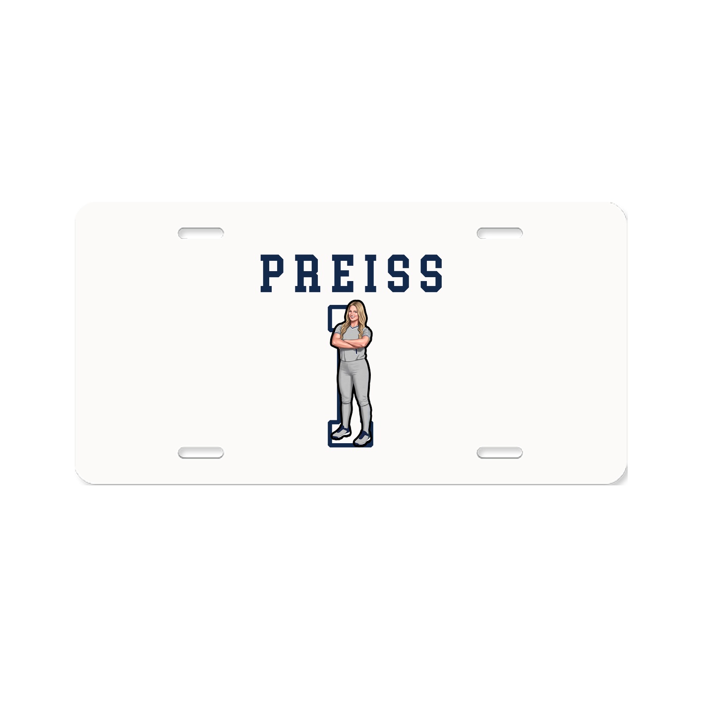 License Plate — Shirsey in Classic
