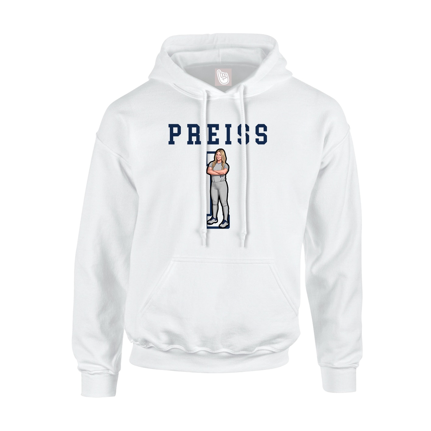 Youth Hoodie — Shirsey in White