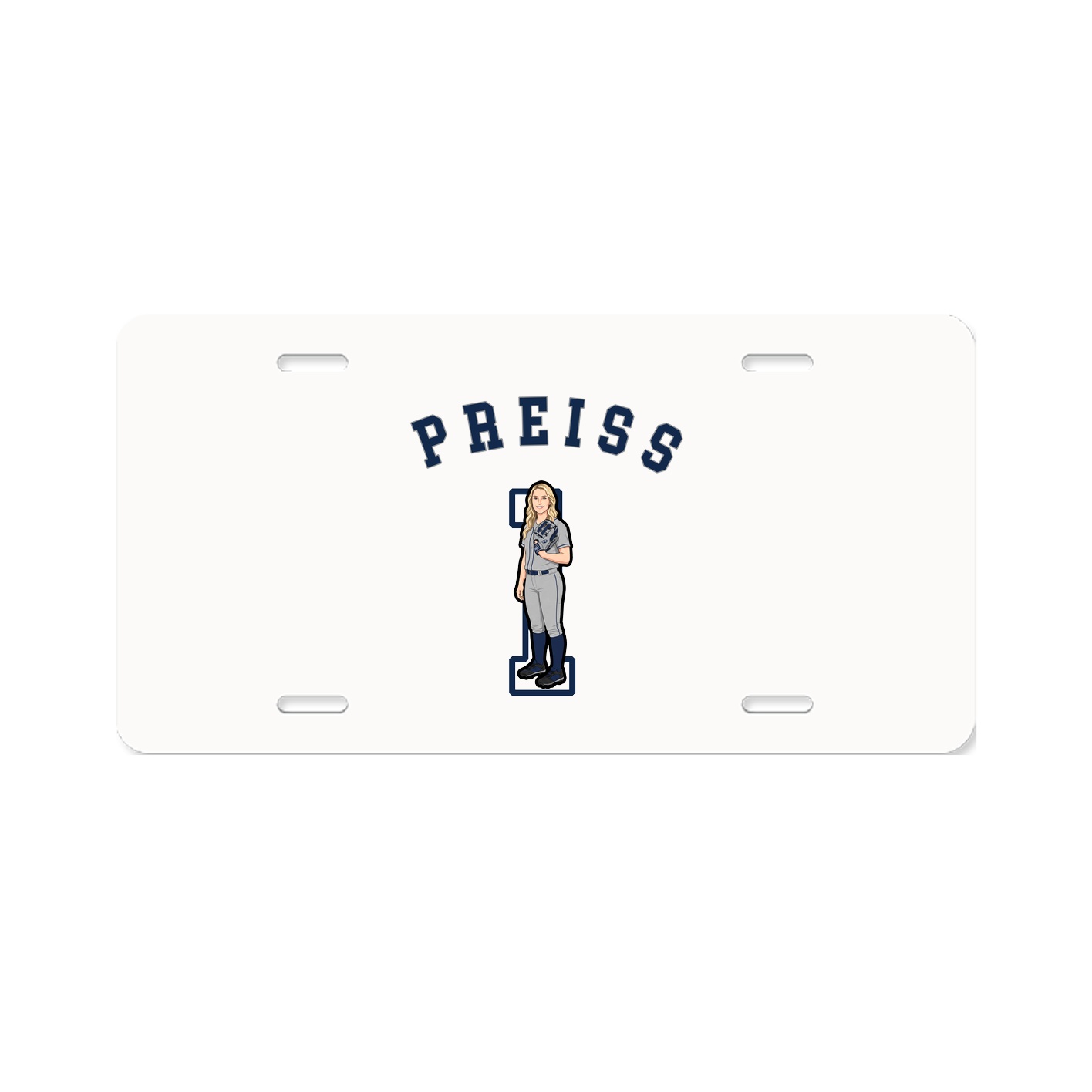 License Plate — Shirsey Arch in Classic